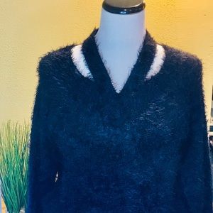 Express Fuzzy Black Sweater unbelievably soft